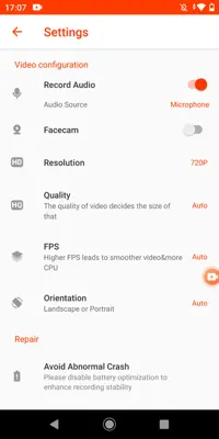 Vidma Recorder Lite android App screenshot 10