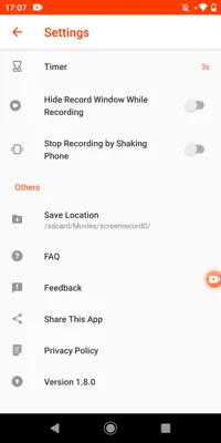 Vidma Recorder Lite android App screenshot 11